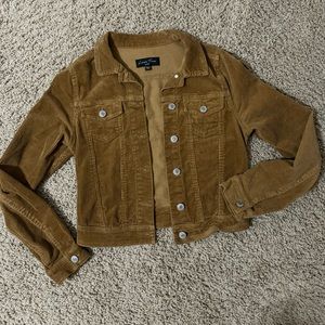 Camel colored corduroy jacket